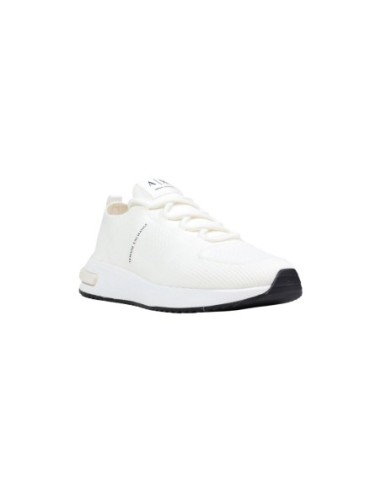 Baskets homme Armani Exchange blanches silhouette basse
