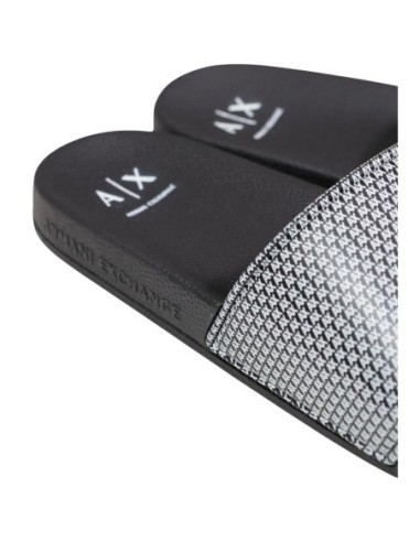 Mules homme noires PVC | Armani Exchange