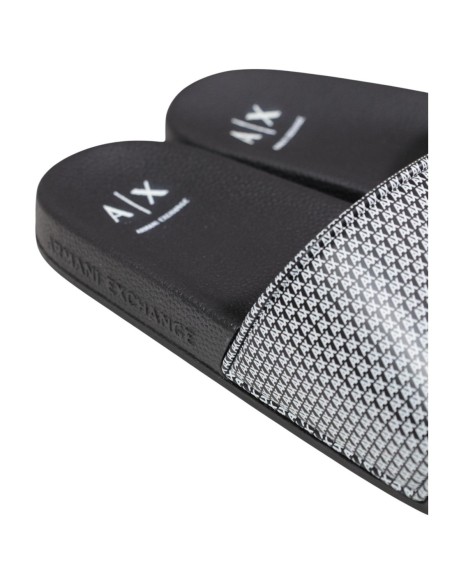 Mules homme noires PVC | Armani Exchange