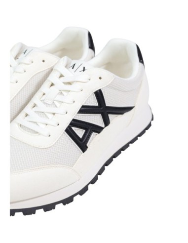 Baskets homme Armani Exchange blanches sport