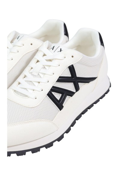 Baskets homme Armani Exchange blanches sport
