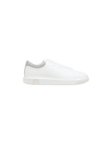 Baskets homme Armani Exchange blanches polyester