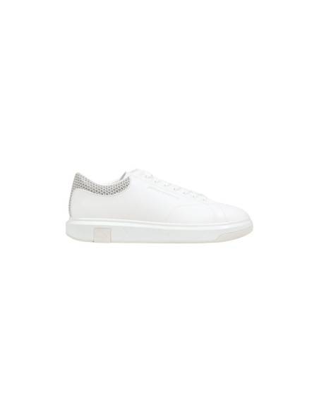 Baskets homme Armani Exchange blanches polyester