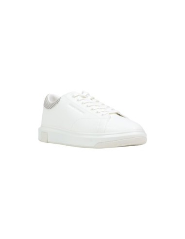 Baskets homme Armani Exchange blanches polyester