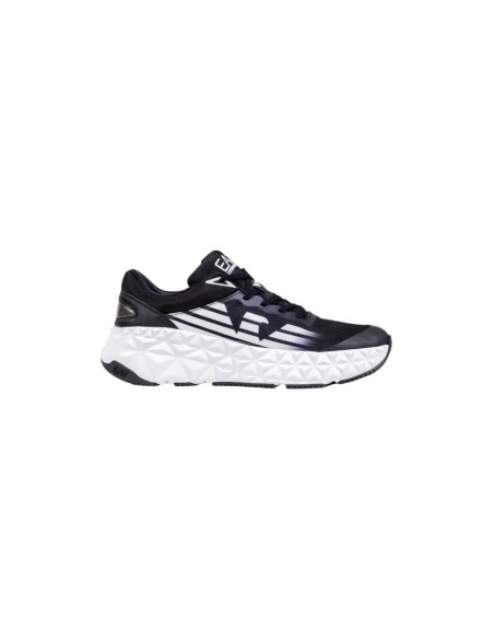 Baskets homme EA7 noires polyester tech