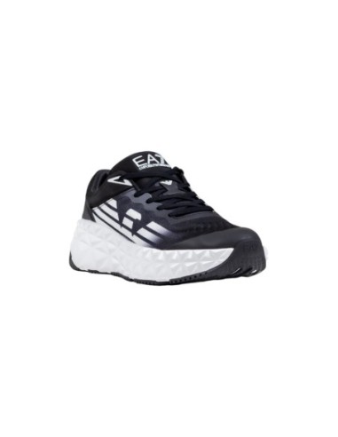 Baskets homme EA7 noires polyester tech