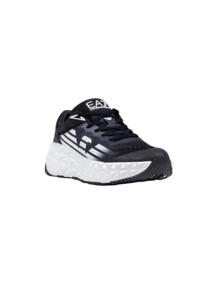 Baskets homme EA7 noires polyester tech