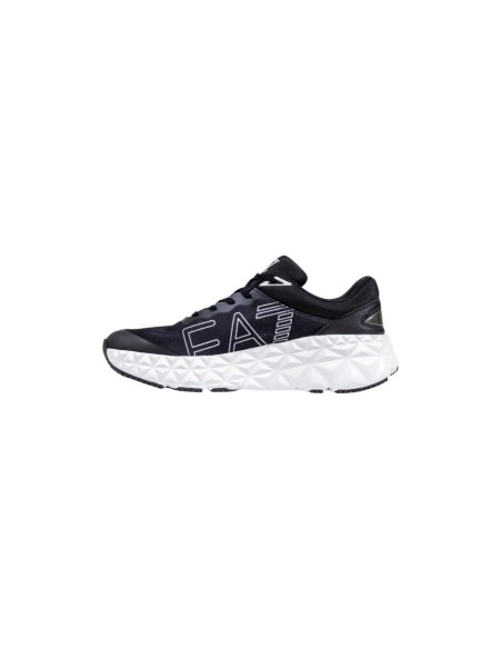 Baskets homme EA7 noires polyester tech