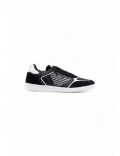 Baskets homme EA7 noires leather sport