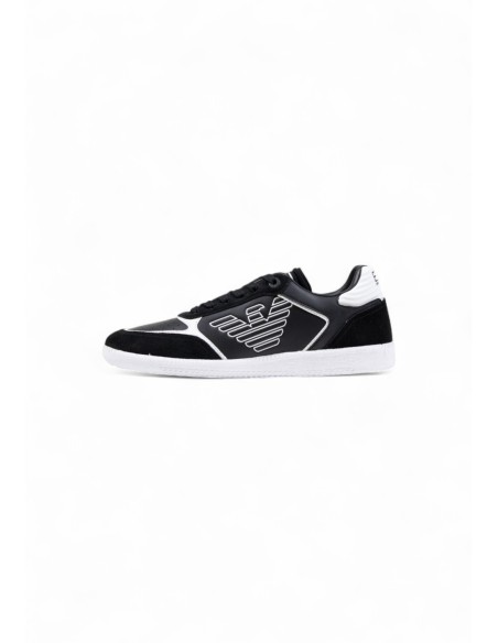 Baskets homme EA7 noires leather sport