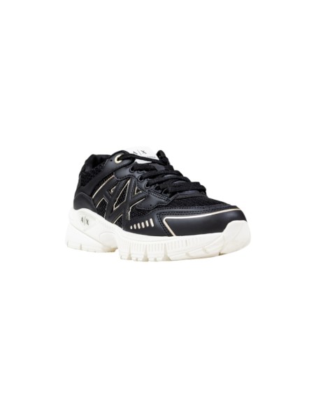 Baskets homme Armani Exchange noires modernes