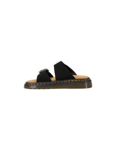 Mules Homme Noires Dr. Martens – Cuir & Boucle