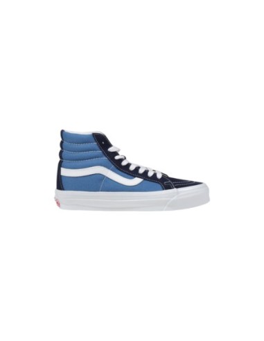 Baskets homme Vans en cuir bleu