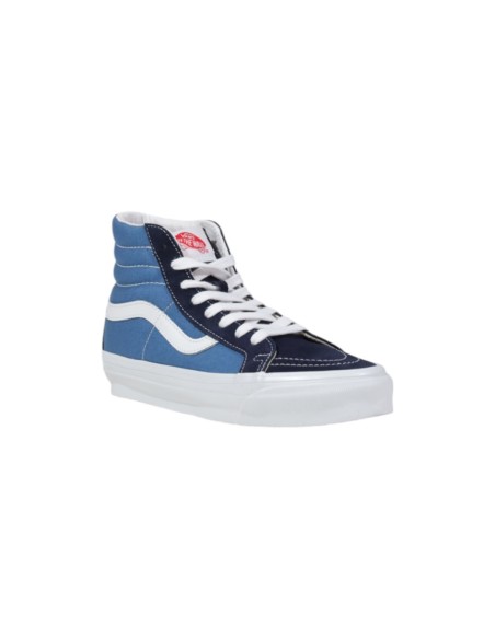 Baskets homme Vans en cuir bleu