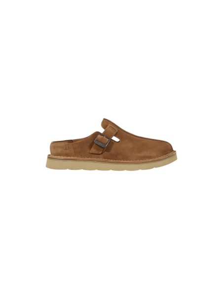 Mules homme Clarks en cuir beige