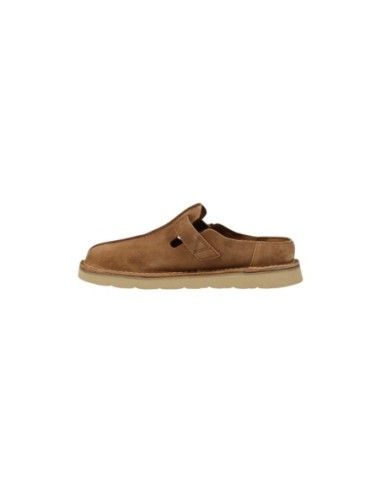 Mules homme Clarks en cuir beige