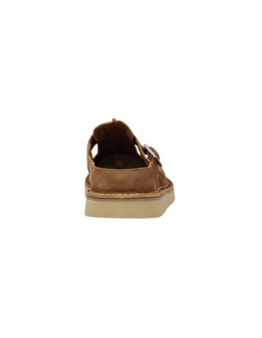 Mules homme Clarks en cuir beige