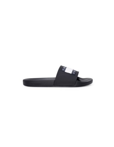 Mules Homme Noires Tommy Hilfiger Jeans – Logo