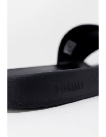 Mules Homme Noires Tommy Hilfiger Jeans – Logo