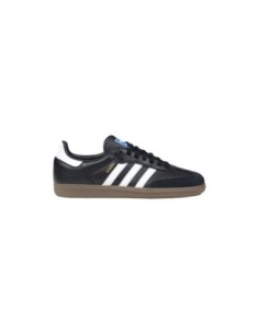 Baskets homme Adidas cuir noir