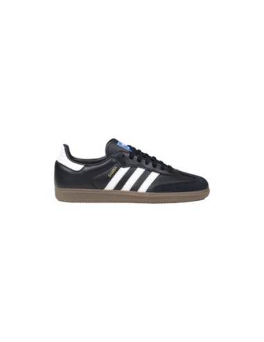 Baskets homme Adidas cuir noir