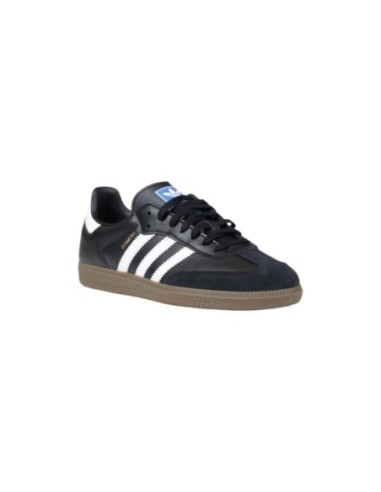 Baskets homme Adidas cuir noir
