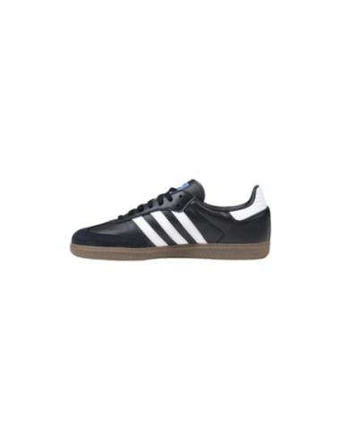 Baskets homme Adidas cuir noir