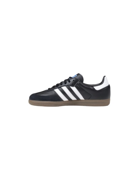 Baskets homme Adidas cuir noir