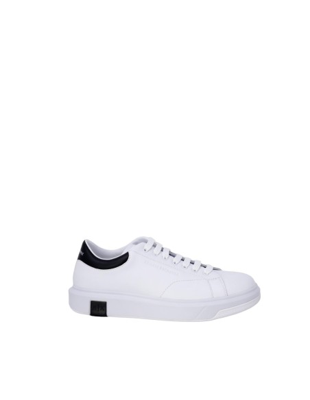 Armani Exchange Sneakers Homme cuir blanc
