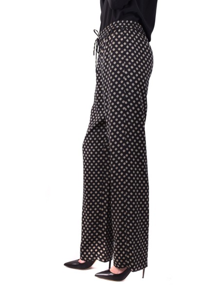 Pantalon Femme Michael Kors noir à pois – style élégant