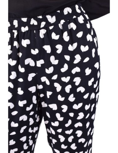 Pantalon Femme Michael Kors noir floral – style chic