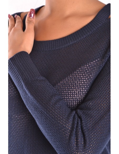 Pull Femme Michael Kors bleu – doux et élégant