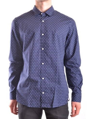 Chemise Homme Michael Kors bleu à pois – style raffiné