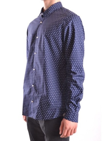 Chemise Homme Michael Kors bleu à pois – style raffiné