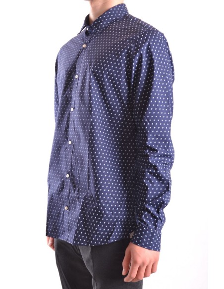 Chemise Homme Michael Kors bleu à pois – style raffiné