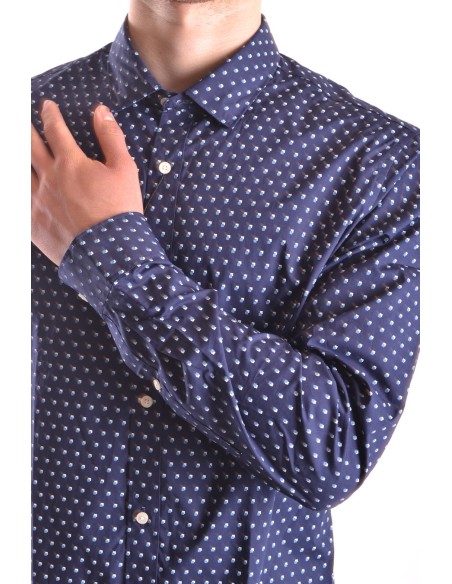 Chemise Homme Michael Kors bleu à pois – style raffiné