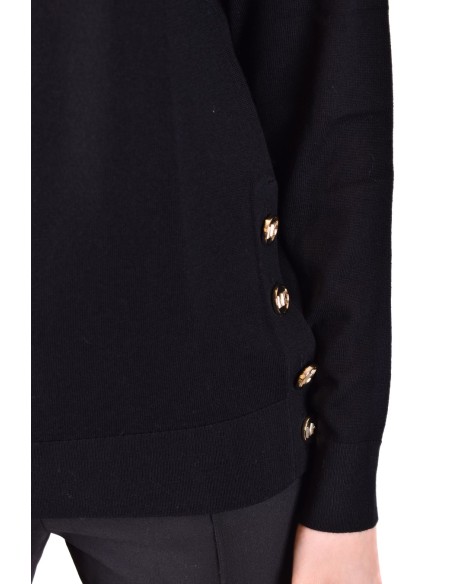 Pull Femme Michael Kors noir – laine chaude