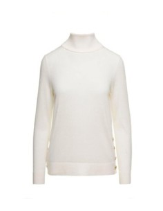 Pull Femme Michael Kors blanc – laine chaude