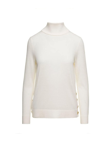 Pull Femme Michael Kors blanc – laine chaude
