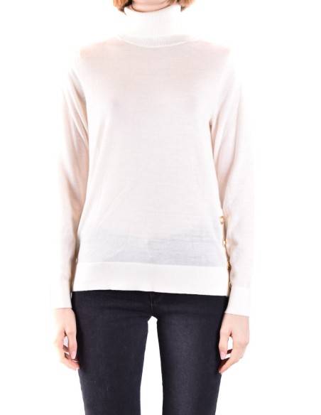 Pull Femme Michael Kors blanc – laine chaude
