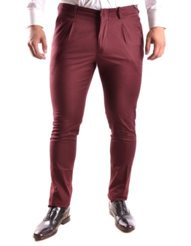 Pantalon Homme Michael Kors bordeaux – coupe moderne