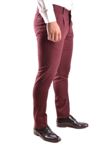 Pantalon Homme Michael Kors bordeaux – coupe moderne