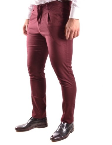 Pantalon Homme Michael Kors bordeaux – coupe moderne