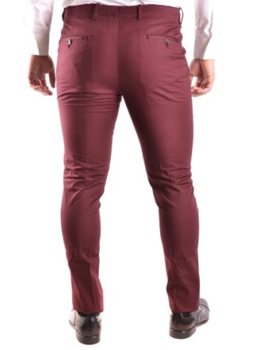 Pantalon Homme Michael Kors bordeaux – coupe moderne