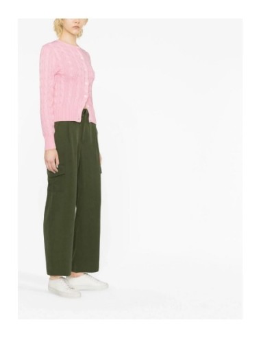 Cardigan Ralph Lauren rose style intemporel