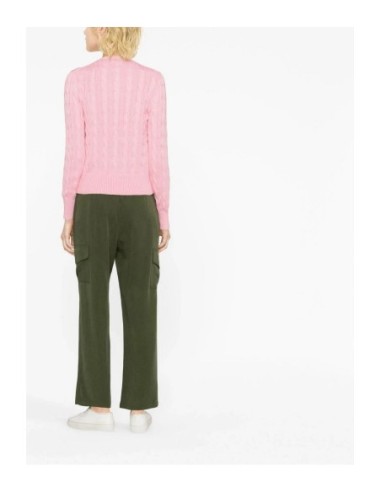 Cardigan Ralph Lauren rose style intemporel