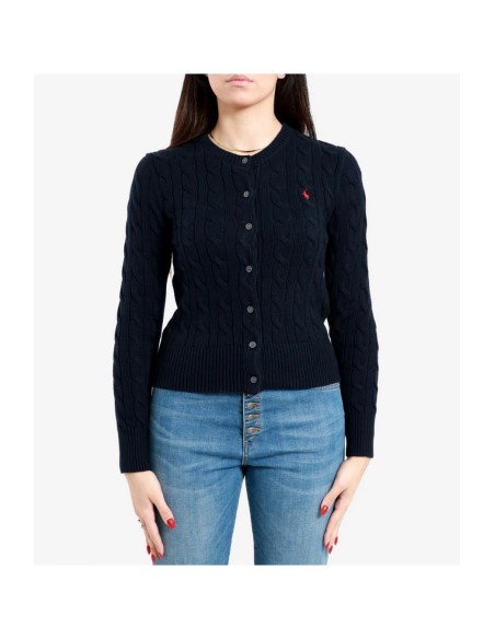 Cardigan femme Ralph Lauren bleu