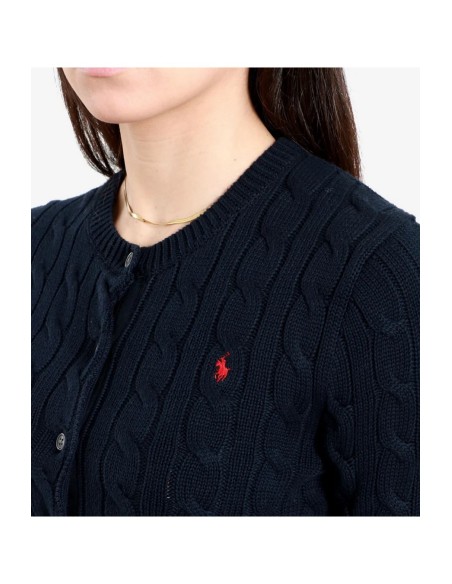 Cardigan femme Ralph Lauren bleu