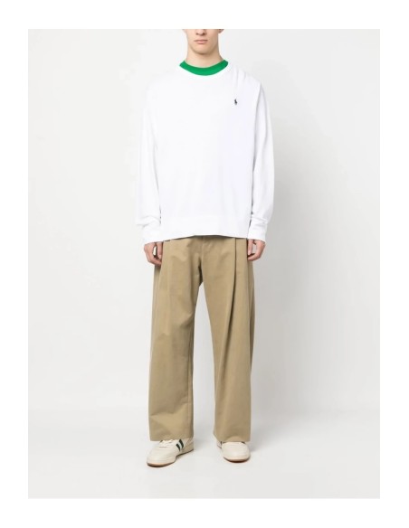 Sweatshirt homme Ralph Lauren blanc