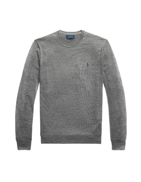Pull homme Ralph Lauren gris laine